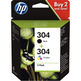 CARTOUCHE HP 304 PACK NOIR + COULEUR
