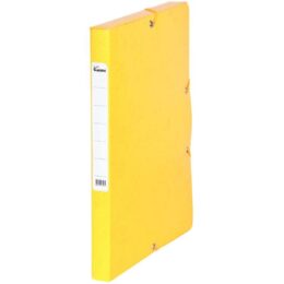 BOITE DE CLASSEMENT CARTON 24X32 D25 JAUNE