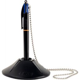 STYLO BILLE 4 COUL. S/SOCLE BIC 1MM