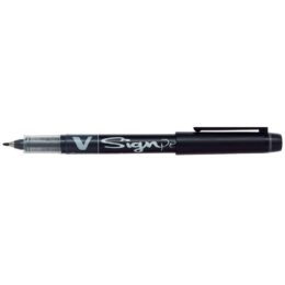 STYLO FEUTRE PILOT V-SIGNPEN NOIR PTE M