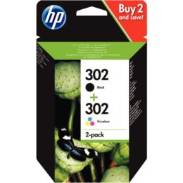 CARTOUCHE HP 302 PACK NOIR+COULEUR