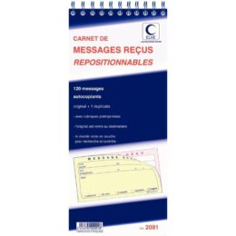 CARNET 120 MESSAGES REPOSIT DUPLICATA
