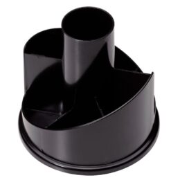 MULTIPOT POLYTUBE 6 COMPARTIMENTS NOIR