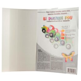 PLASTIQUE FOU FEUILLE TRANSPARENT 20/30 PT7