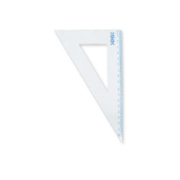 EQUERRE CRISTAL 60? 20CM BLISTER