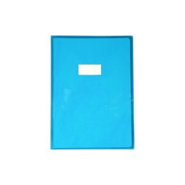 PROTEGE CAHIER 21/29 CRISTAL BLEU