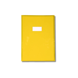 PROTEGE CAHIER 21/29 CRISTAL JAUNE