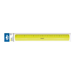REGLE FLEX MILAN 30CM JAUNE