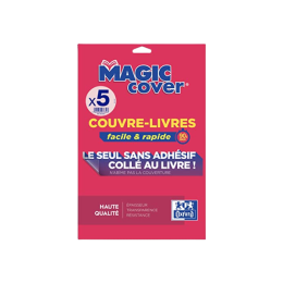 COUVRE LIVRE MAGIC PQT 5