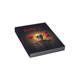 AGENDA SCOLAIRE 12X17 TETE DE MORT