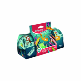 TROUSSE JUNGLE FEVER 12 FEUTRES + 12 CRAYONS