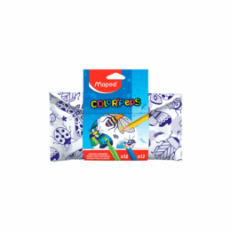 TROUSSE TISSUE A COLORIER 12 FEUTRES - CRAYONS